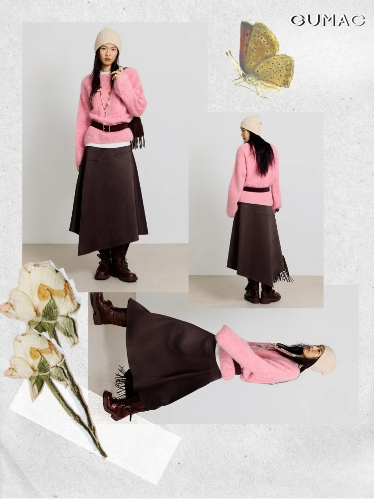 mau nau phoi voi mau hong