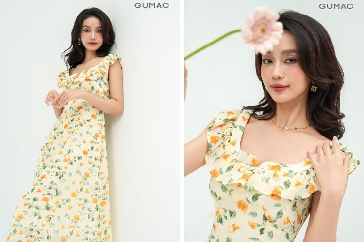 Váy công sở mùa hè form A rộng rãi Váy công sở mùa hè form A rộng rãi