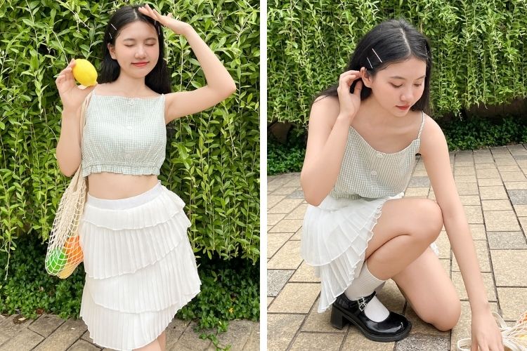 Diện áo sát nách mát mẻ Diện áo sát nách mát mẻ