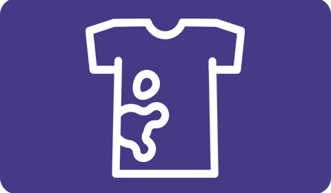 Giặt riêng với áo khác màu