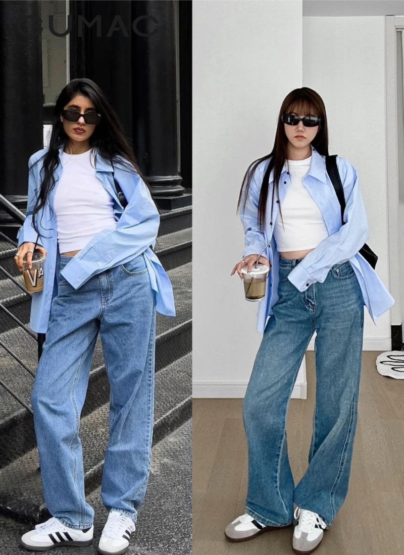 Kinh nghiệm khi mặc áo 2 dây mặc bên trong sơ mi