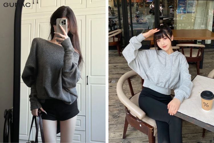 áo cánh dơi Hàn Quốc