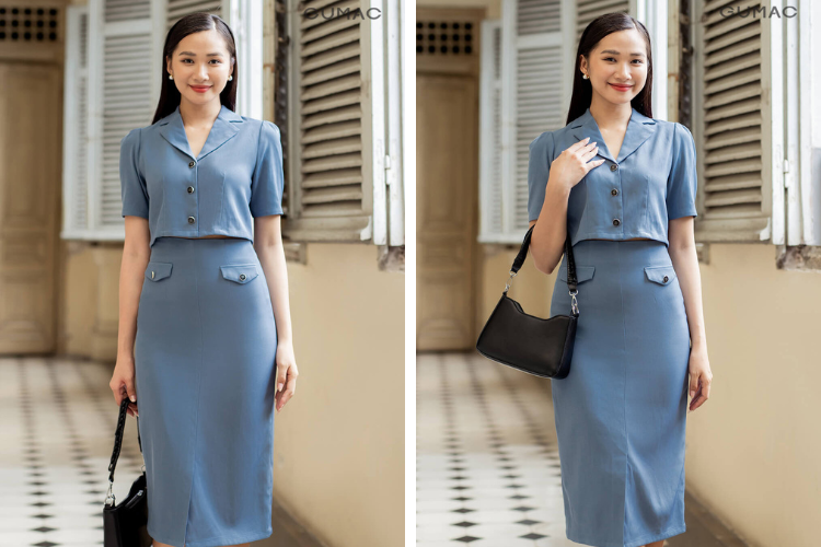 kết hợp cùng chân váy bút chì kết hợp cùng chân váy bút chì