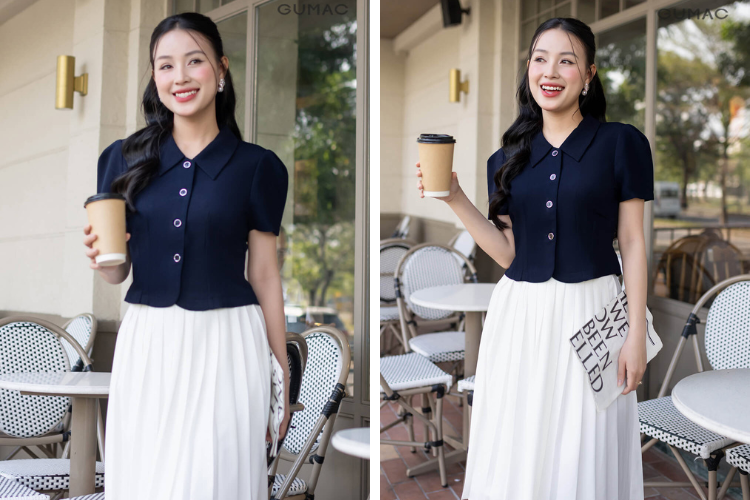 mẫu áo kiểu cổ danton mẫu áo kiểu cổ danton