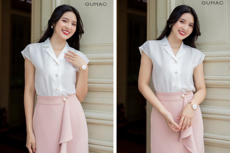 mẫu áo kiểu cổ danton mẫu áo kiểu cổ danton