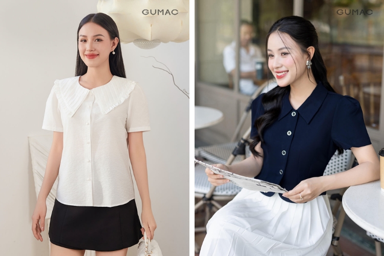 Áo cổ sen - Tinh tế và thời thượng