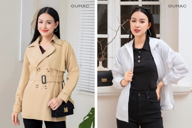 áo khoác phụ nữ trung niên