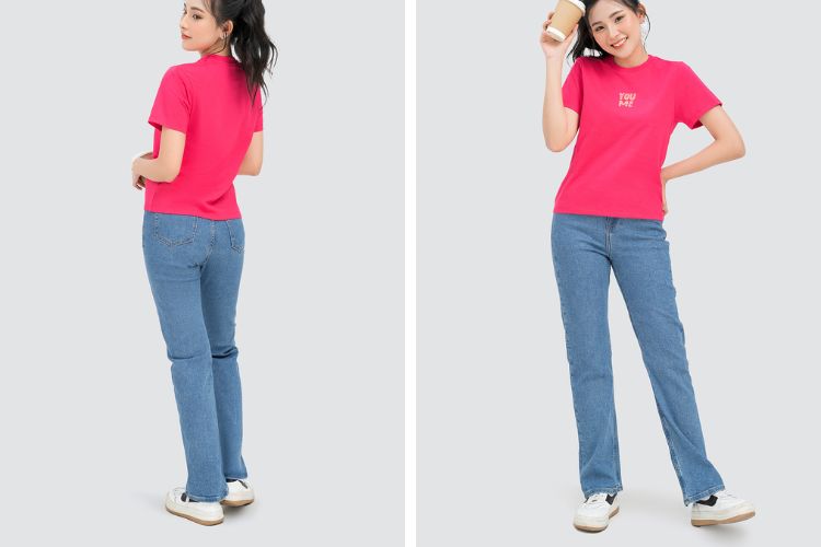 ao thun phoi voi quan jogger