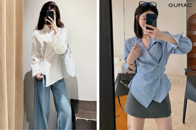 nhung kieu so mi đap cheo om eo