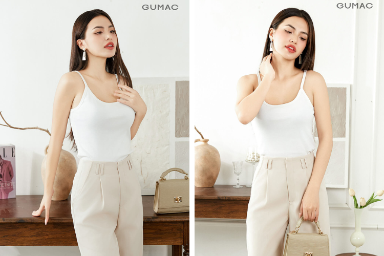 áo thun 2 dây dành cho người gầy