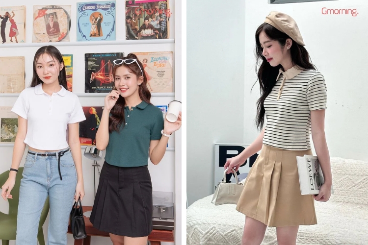 Áo thun polo Gmorning thanh lịch