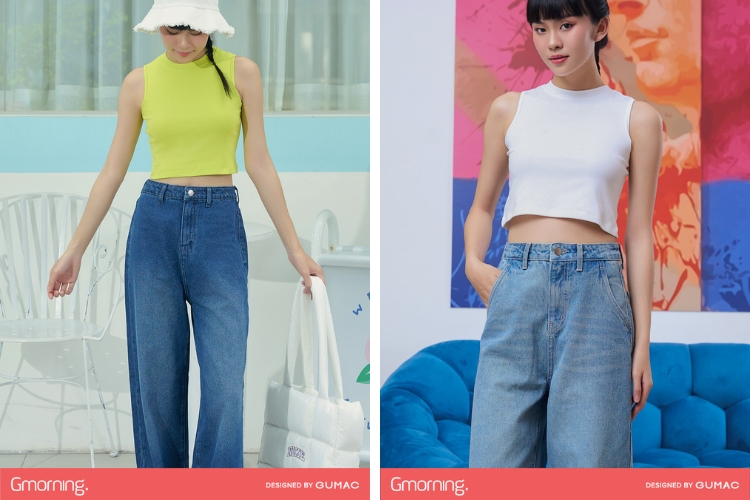 Áo Tanktop cổ tròn Gmorning