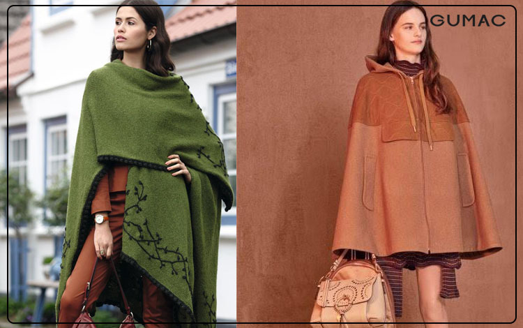 Áo poncho dành cho nữ