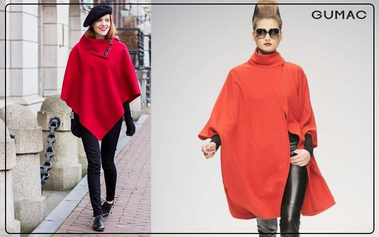 Phong cách và kiểu dáng áo poncho theo mùa xuân ấm áp
