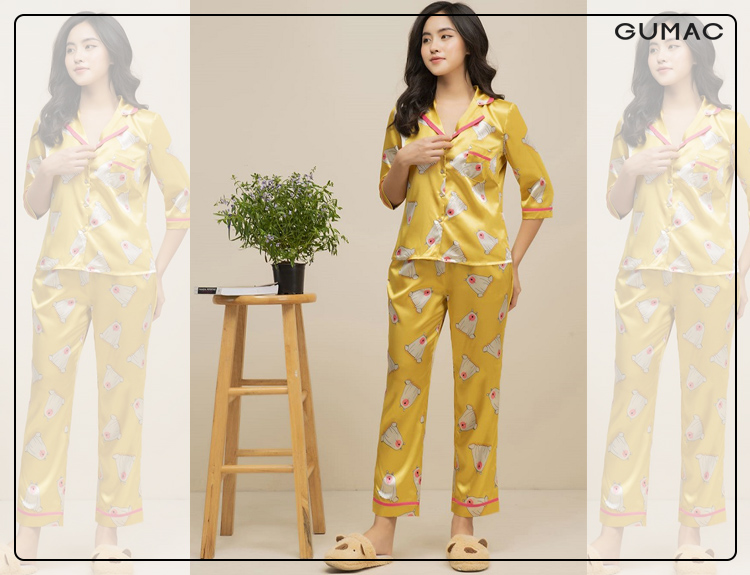Thiết kế pijama đẹp, đa dạng mẫu mã 