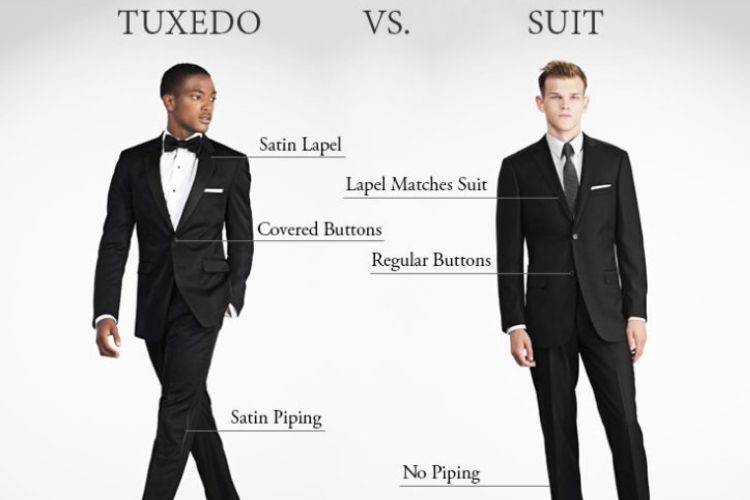 Khác biệt trong thiết kế&nbsp;của tuxedo, suit và blazer