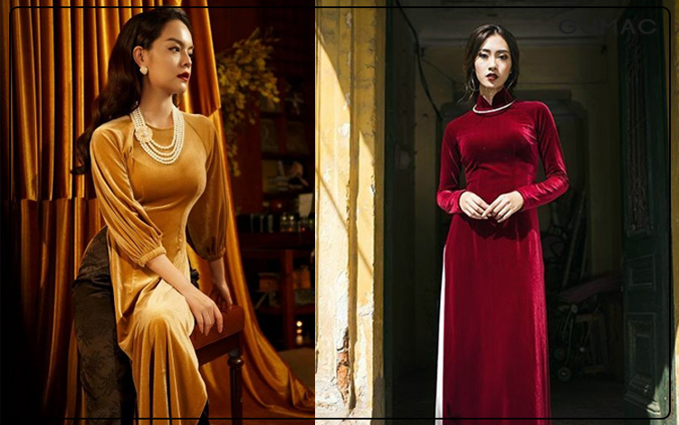 Ứng dụng của vải nhung trong Trang phục truyền thống và dạ tiệc