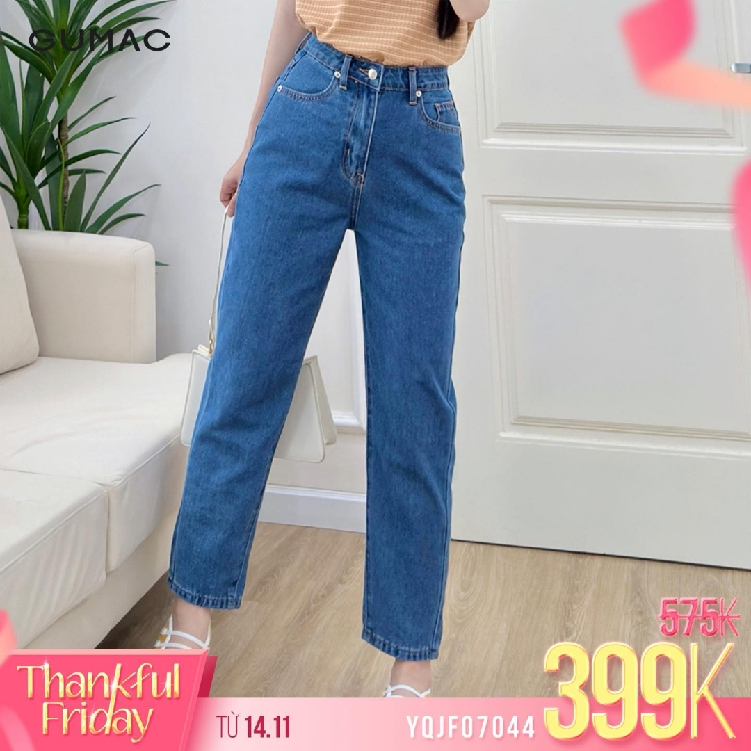 quan jean gumac kieu dang baggy