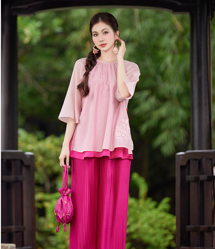 tao dang vuot toc chup anh voi ao ba ba