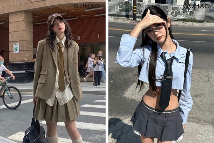 Cà vạt nữ gợi ý phụ kiện thời trang cho nàng