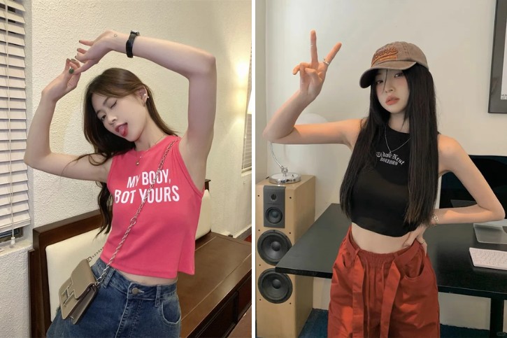 ao ba lo nu croptop