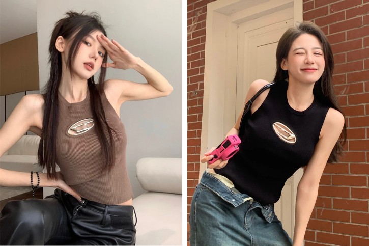 kieu ao thun ba lo om body