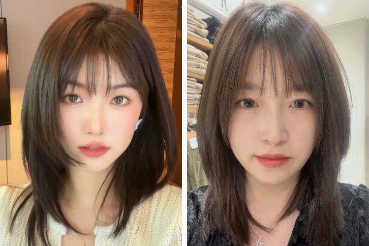 toc ngang vai layer dep 