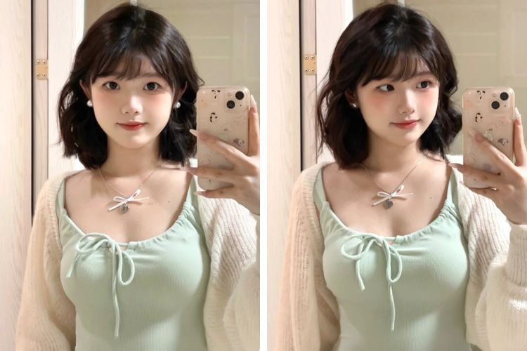 toc ngang vai xoan song nuoc