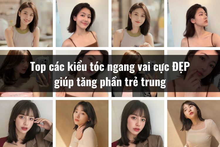 cac kieu toc ngang vai dep nhat