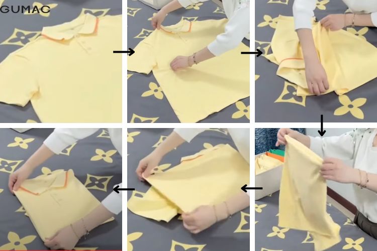 Gấp áo phông cực nhanh trong 2 giây 