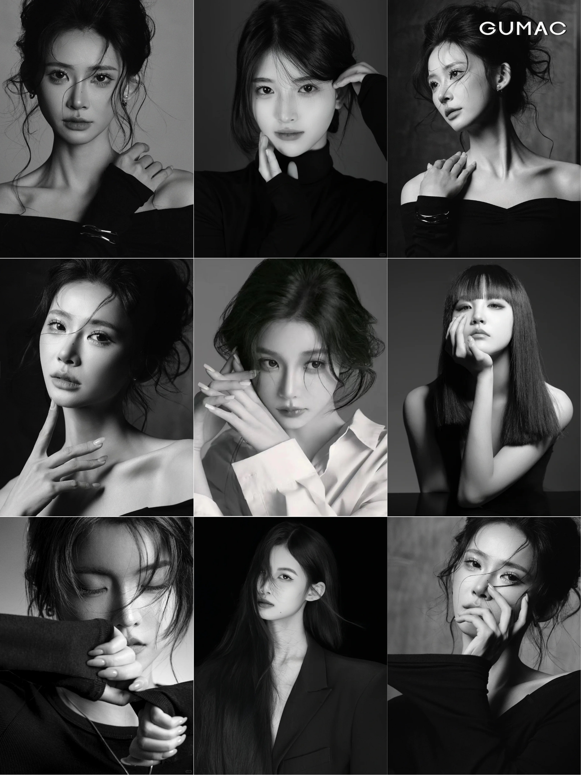 chup anh chan dung den trang