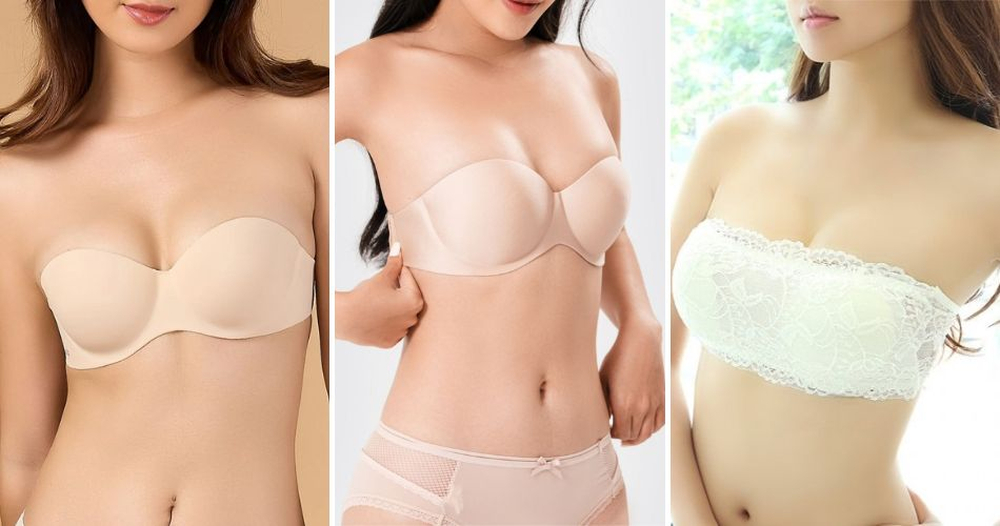 Thiết kế cúp ngang viền silicon chống trượt là lựa chọn hàng đầu cho áo hở vai
