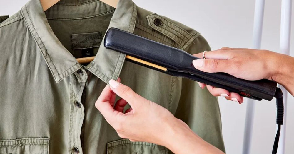 Máy kẹp tóc là giải pháp định hình chuẩn xác cho các chi tiết nhỏ như cổ áo và tay áo