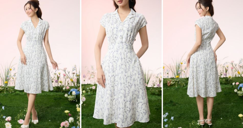 Sự hòa quyện giữa nét thanh lịch chuẩn công sở và vẻ nữ tính mềm mại tạo nên sức hút vô cùng riêng biệt