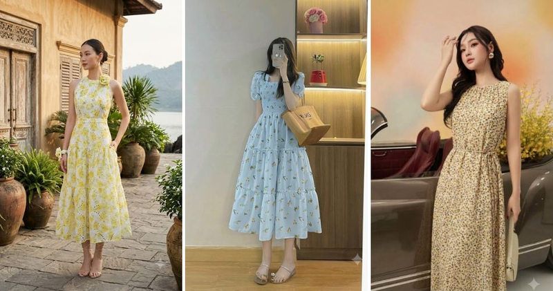 Thiết kế thướt tha, mềm mại này là lựa chọn tuyệt vời để tỏa sáng trong những chuyến du lịch hay tiệc ngoài trời