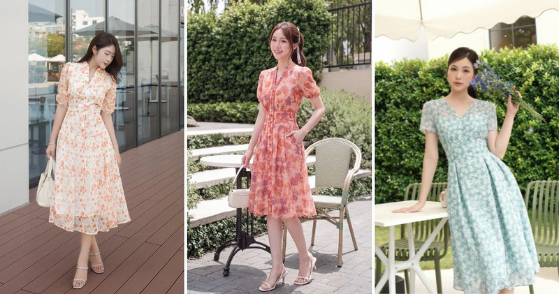 Cách mặc đầm hoa đẹp theo vóc dáng, 12 mẫu được ưa chuộng