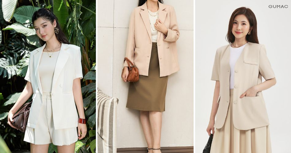 Áo blazer thiết lập phong thái quyền lực nhưng vẫn giữ nét mềm mại tinh tế