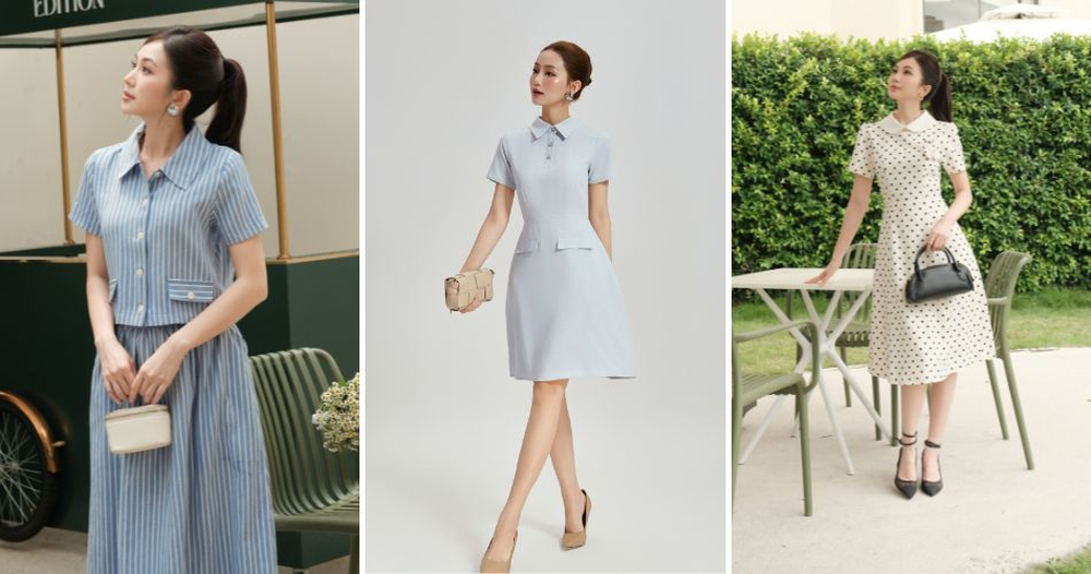 Váy sơ mi thắt eo đảm bảo cấu trúc trang phục gọn gàng và nghiêm túc