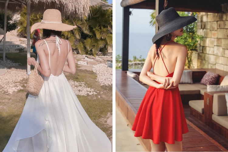 Váy Hở Lưng