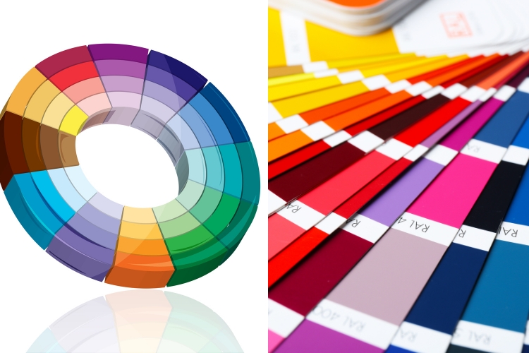 Phối đồ đôi theo màu sắc