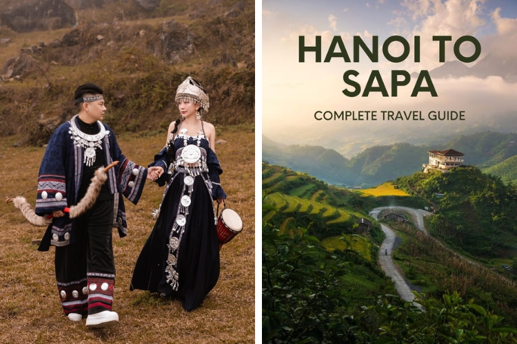 Phối đồ đôi chụp ảnh cưới tại Sapa