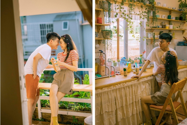 Mix đồ cặp đôi concept đời thường