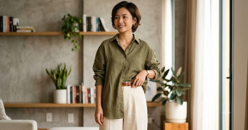 Bản phối bất đối xứng mang đến nét cá tính và điểm nhấn phá cách cho trang phục