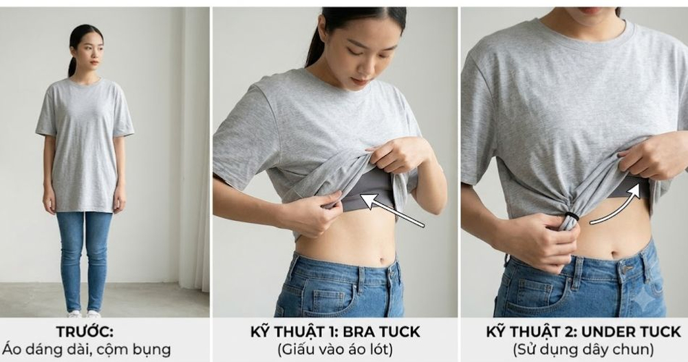 Giải pháp giấu vạt thông minh tối ưu hóa độ gọn gàng mà không gây cộm vòng hai