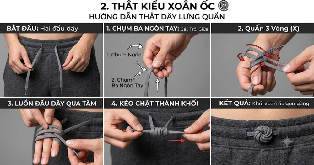 Khối xoắn ốc gọn gàng mang lại phong cách thể thao mới lạ và tràn đầy năng lượng