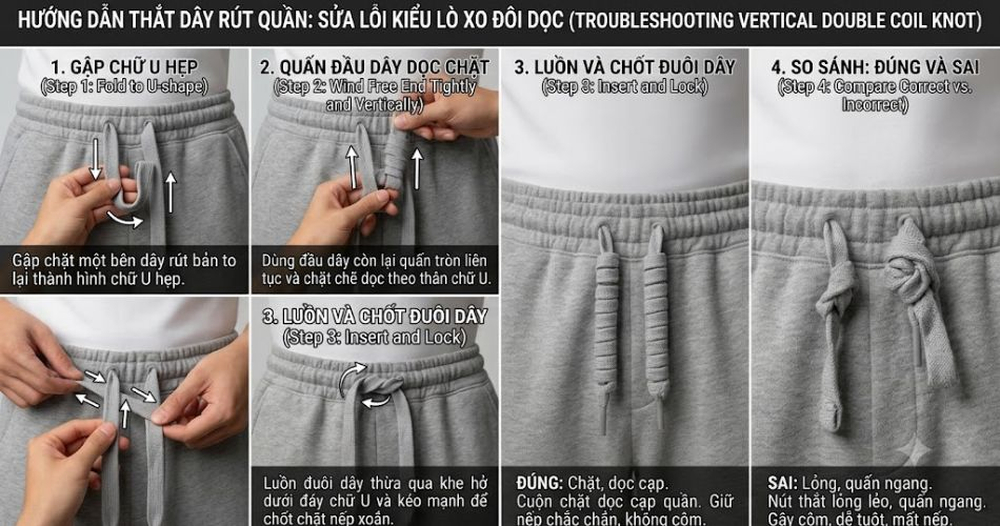 Thiết kế lò xo đôi dọc phân bổ độ dày dây hợp lý, thích hợp cho chất vải nỉ dày dặn