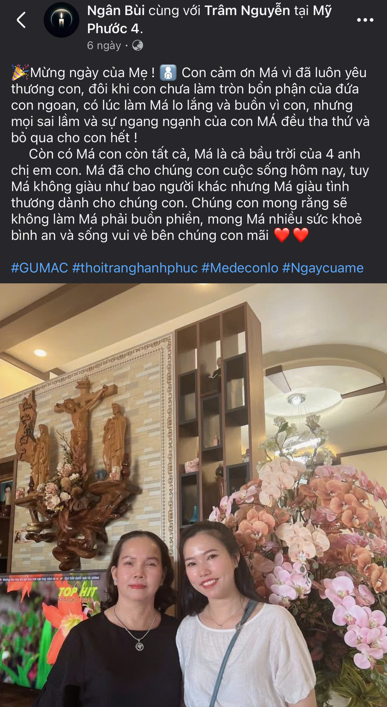 nhung chia se ngot ngao cua nang tai cuoc thi me de con lo cua GUMAC