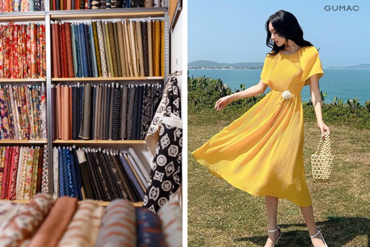 Chất liệu váy khi đi Văn Miếu