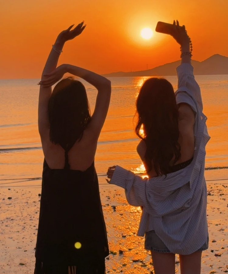 tao dang don nang tren bien