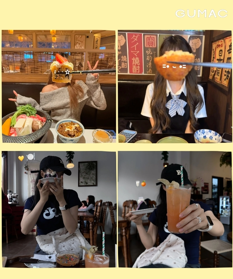 giau mat chup cung do an